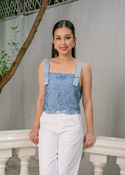 Vera Top - Powder Blue