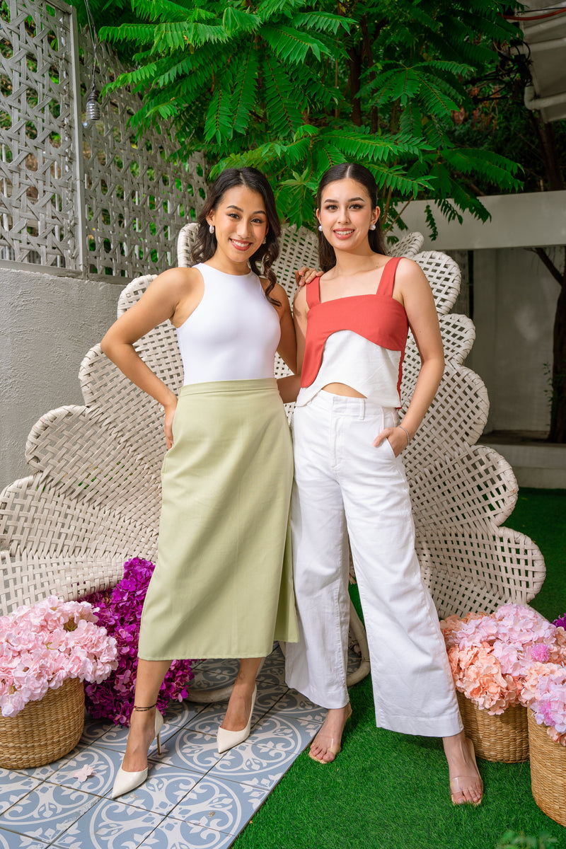 Luna Skirt - Sage Green