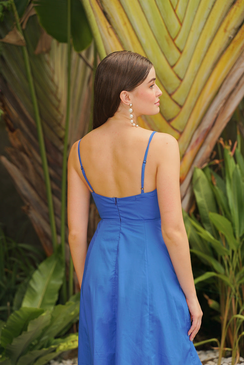 Rose Dress - Royal Blue