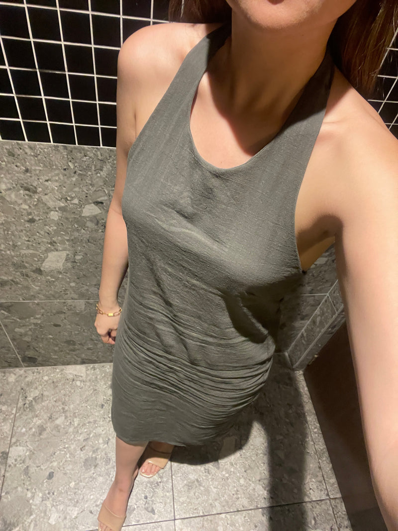 Leandra Dress - Army Green