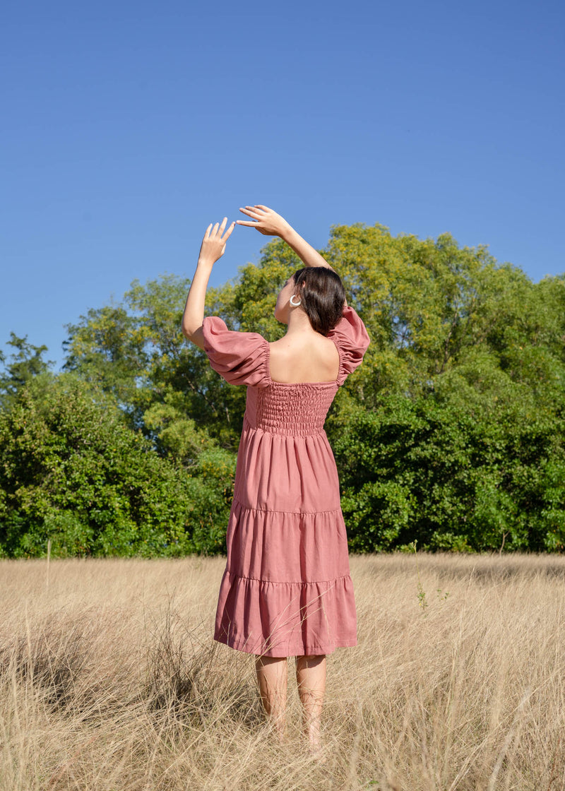 Zoey Dress - Coral