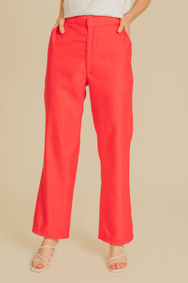 Faye Pants - Red