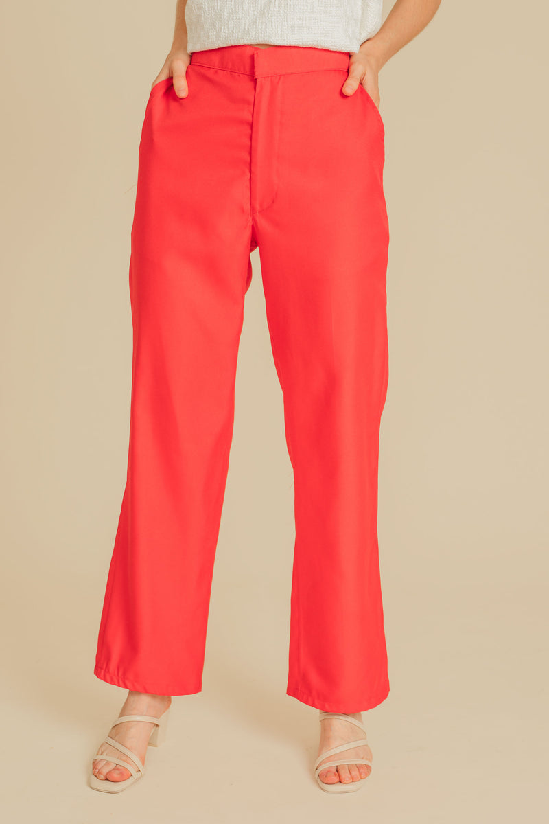 Faye Pants - Red