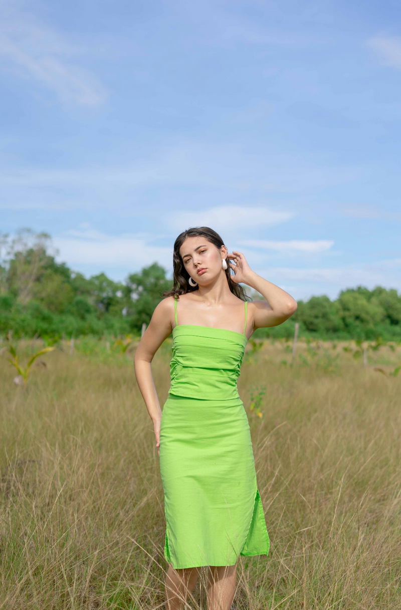 Georgina Skirt - Apple Green