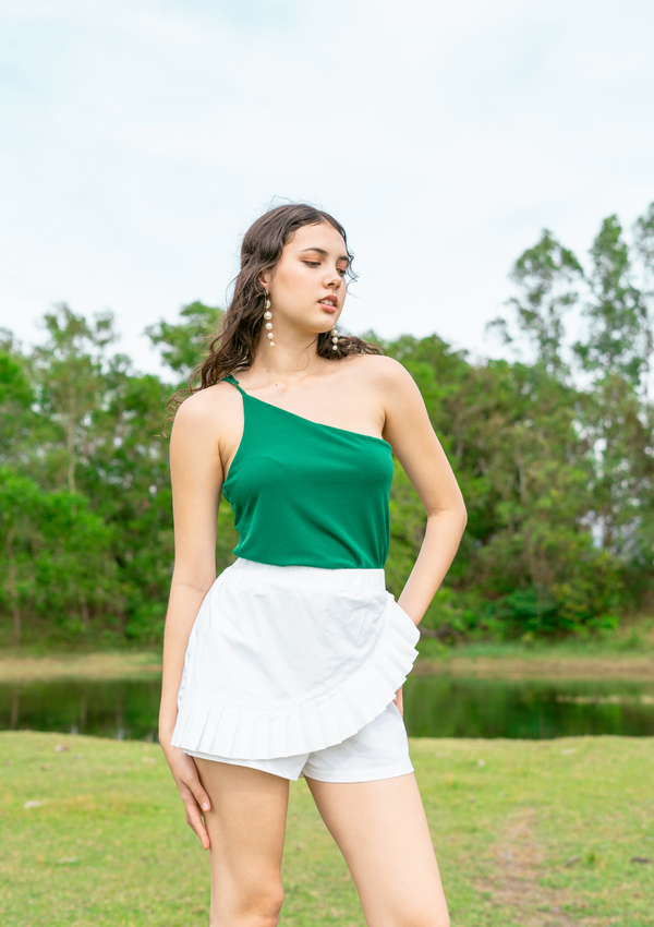 Sabrina Top - Emerald Green