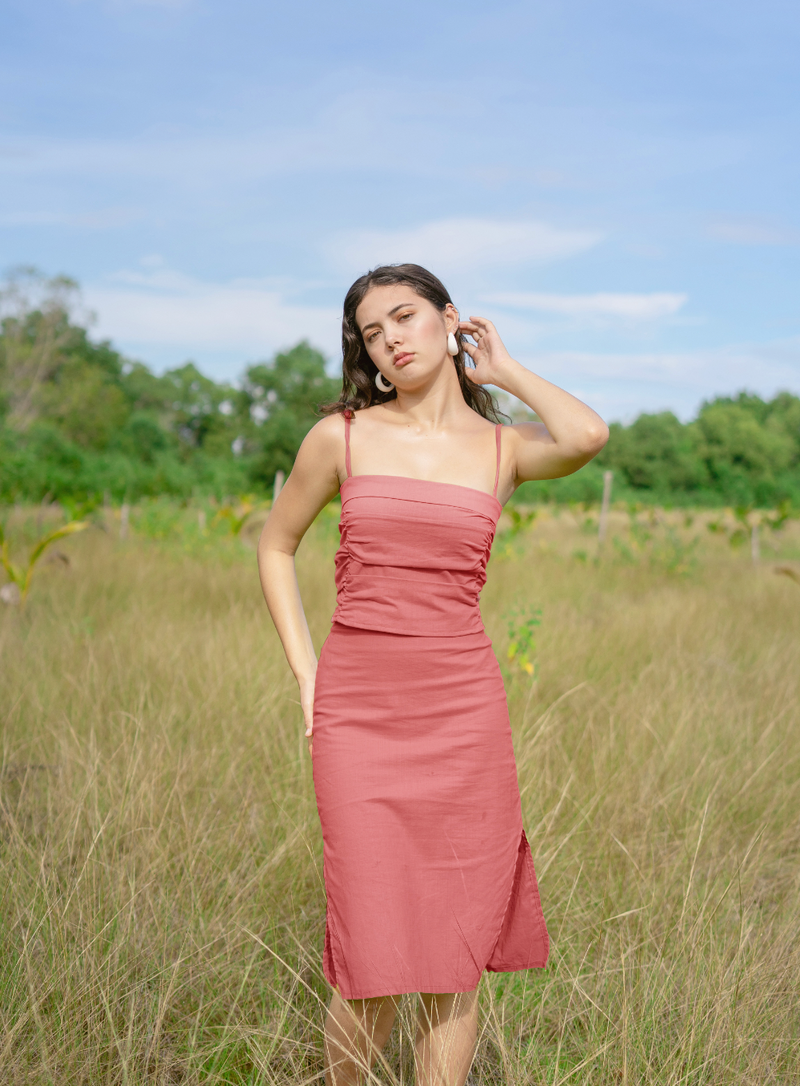 Georgina Skirt - Deep Rust